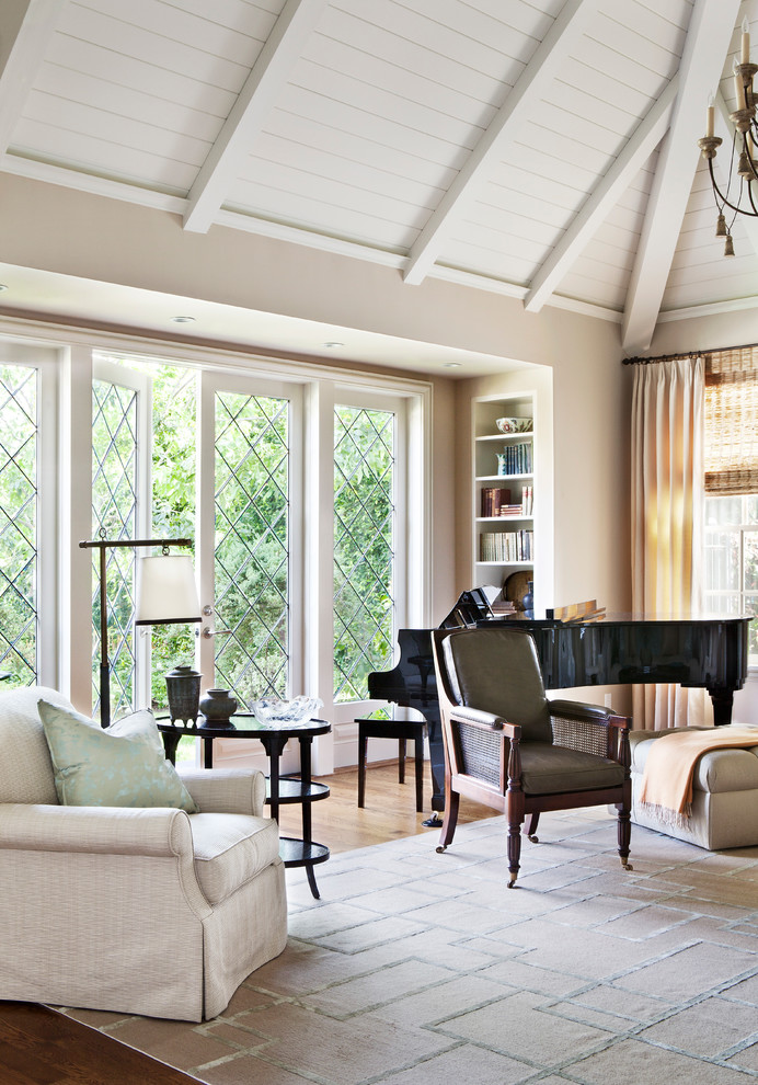 Bluestone Manor House Traditional Family Room Los Angeles by