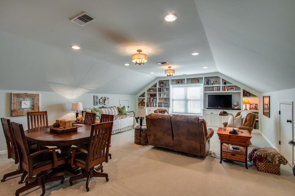 Bonus Room ReDesign Craftsman Family Room Nashville by Superior