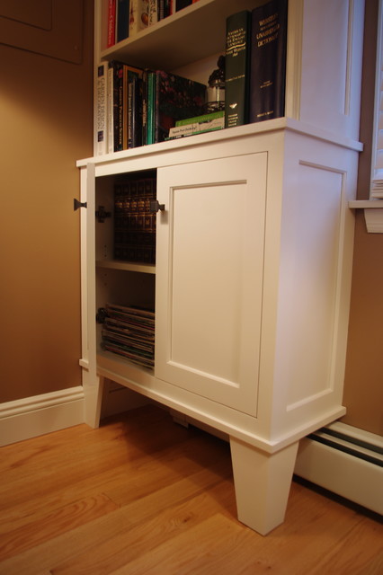 By Rylex Custom Cabinetry And Closets, Bookcase Over Baseboard Heater