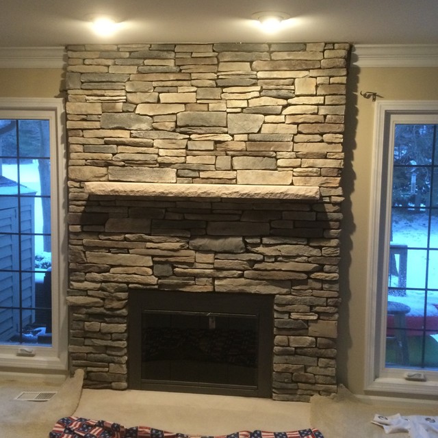 Boral Cultured Stone - Southern Ledgestone - Games Room - Detroit - by ...