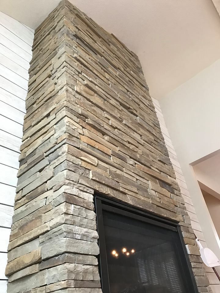 Bozeman Custom Fireplace Rustic Family Room Orange County by
