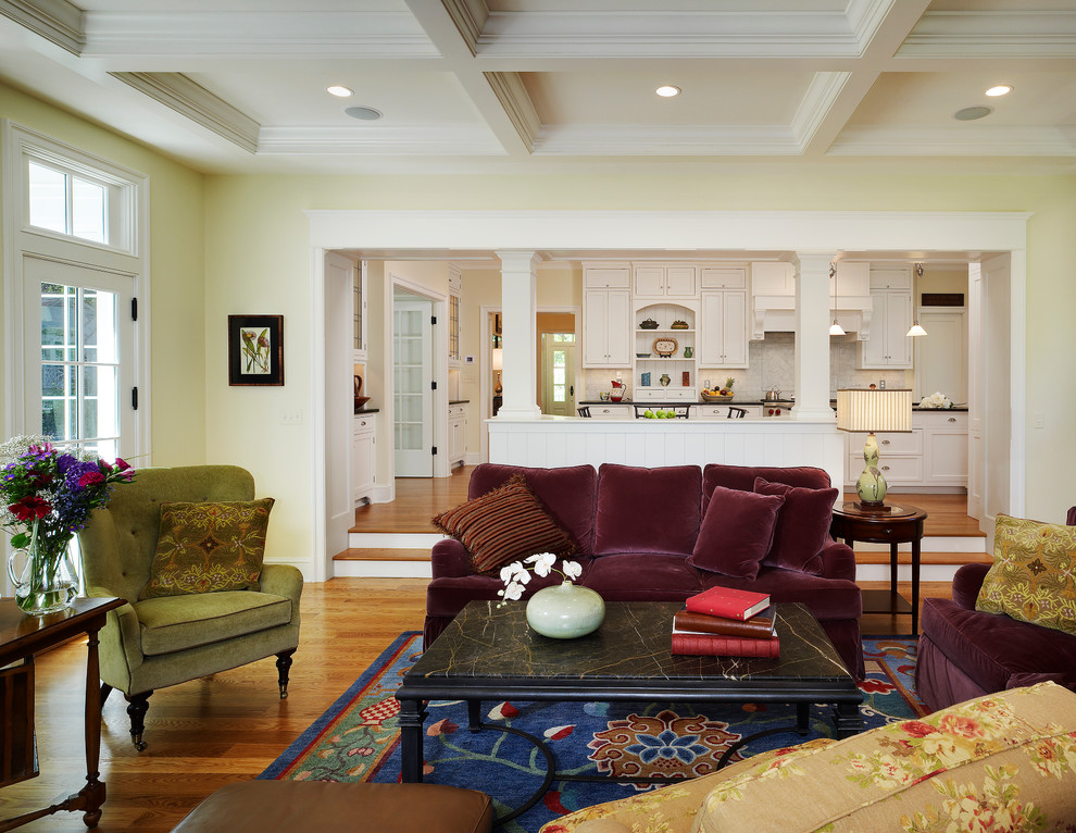Example of a classic family room design in DC Metro