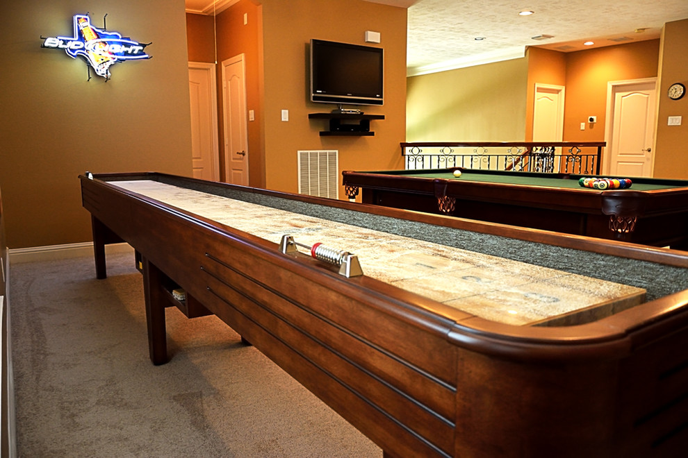 Brunswick Game Room In Houston, Texas Transitional Family Room