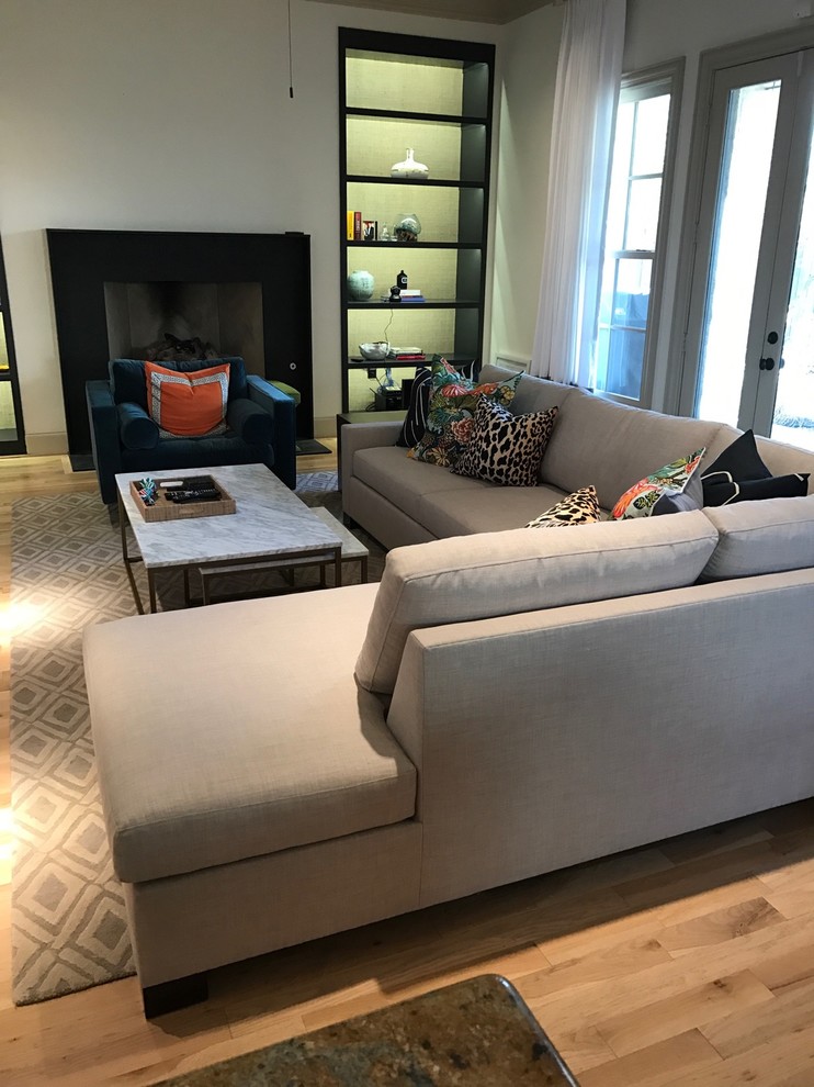 Bumper Chaise Sectional - Modern - Family Room - Dallas - by Sofa IQ ...