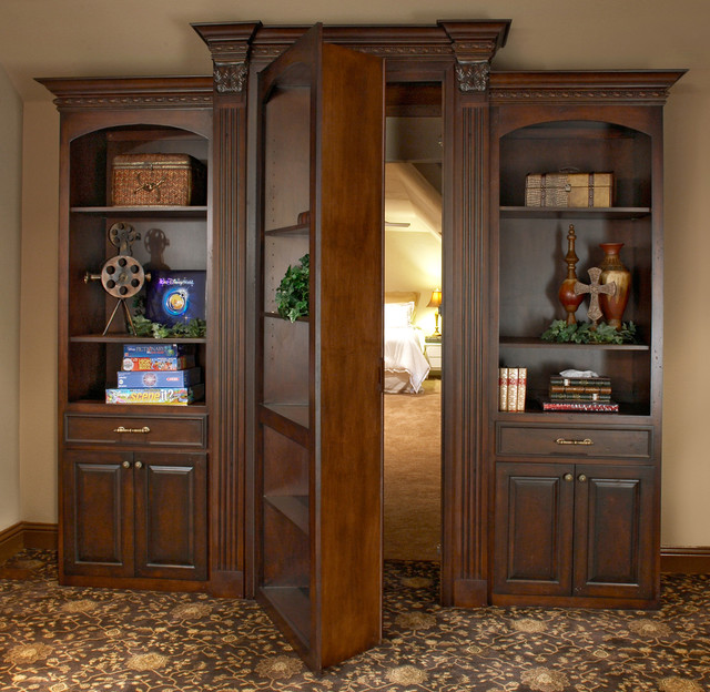 Cabinet Hidden Door Traditional Family Room Dallas By Euro Design Build Houzz