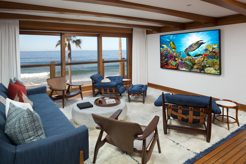 California Coastal, Mid-Century Modern Home Build in Laguna - Beach