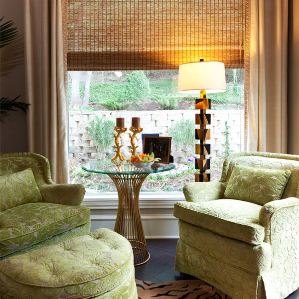 Example of an eclectic family room design in Dallas