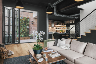 75 Industrial Living Room Ideas You'll Love - February, 2024
