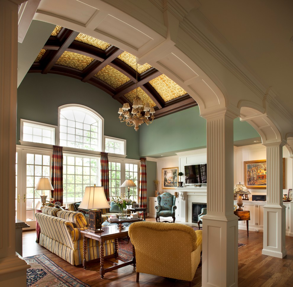 Design ideas for a large classic games room in Philadelphia.