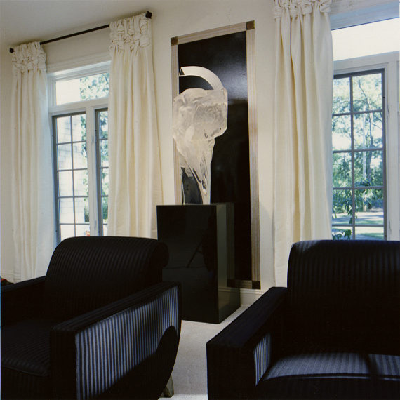 Classic Contemporary Contemporary Family Room Chicago by