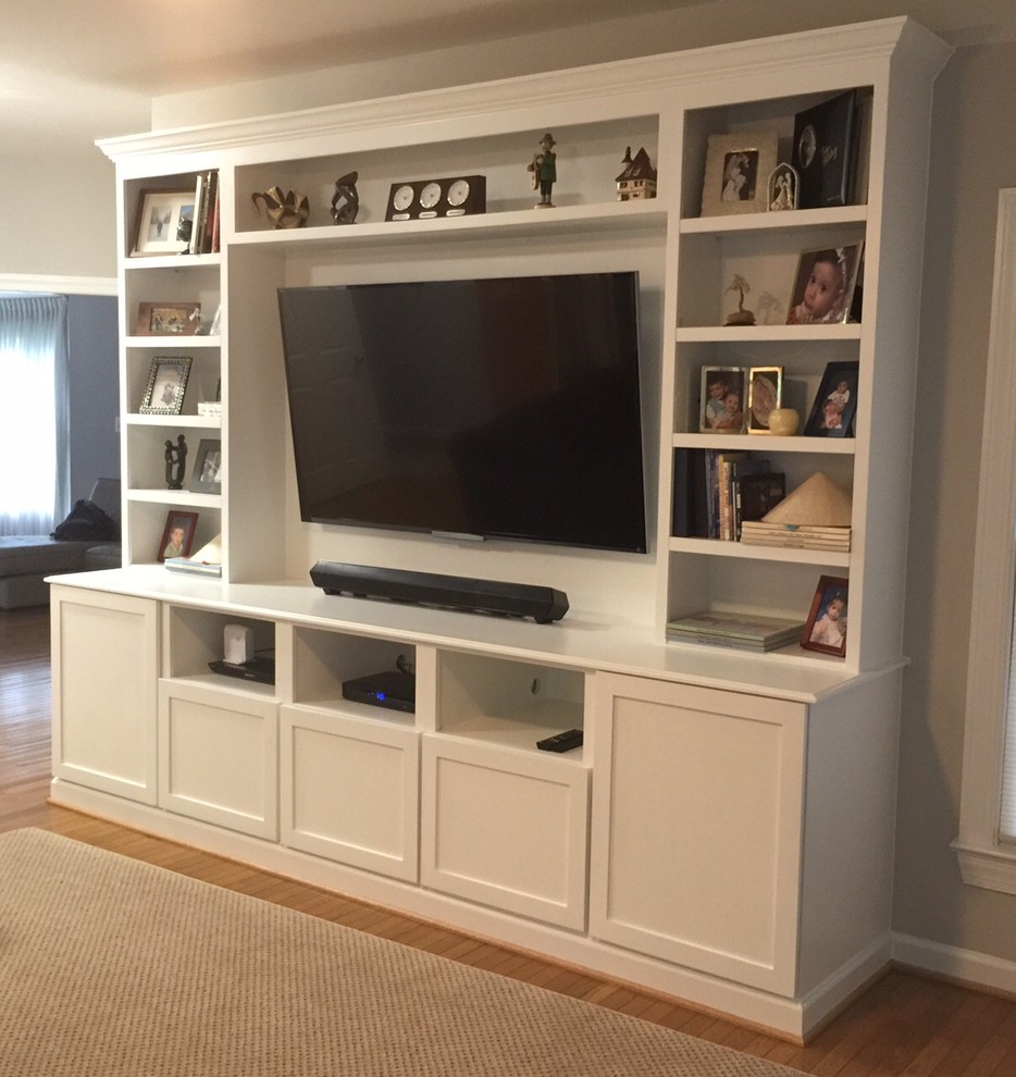 Comtemporary Custom Entertainment Center - Traditional - Family Room ...