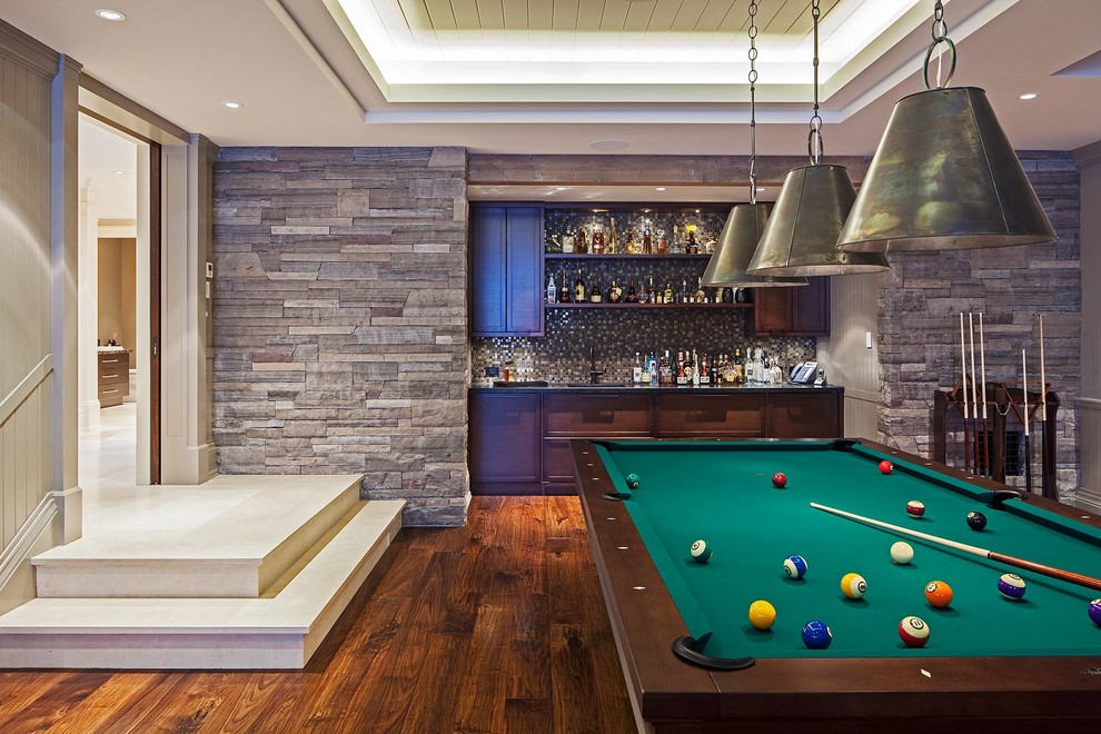 Photo of a contemporary games room in Toronto.
