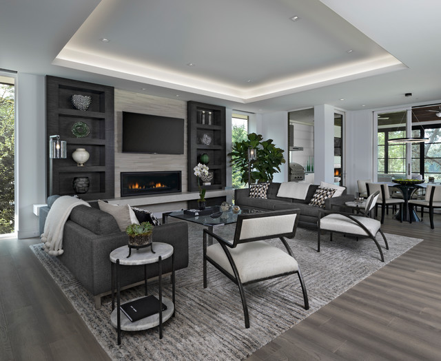 Coventry Lake Contemporary Stunner Современный Семейная комната Детройт от эксперта