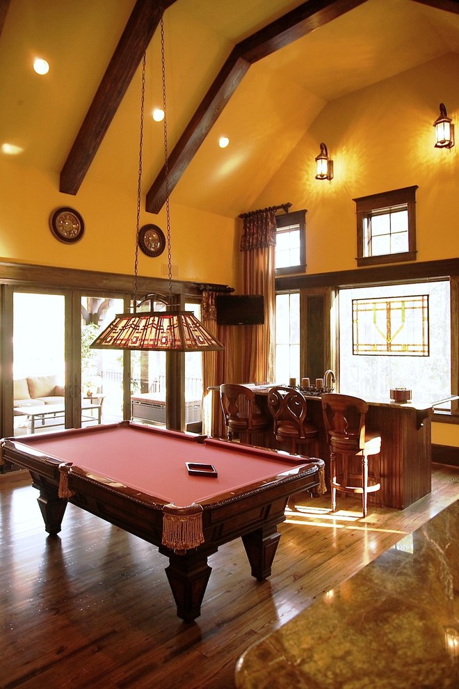 Craftsman Style Lodge House - Craftsman - Family Room - Detroit - by