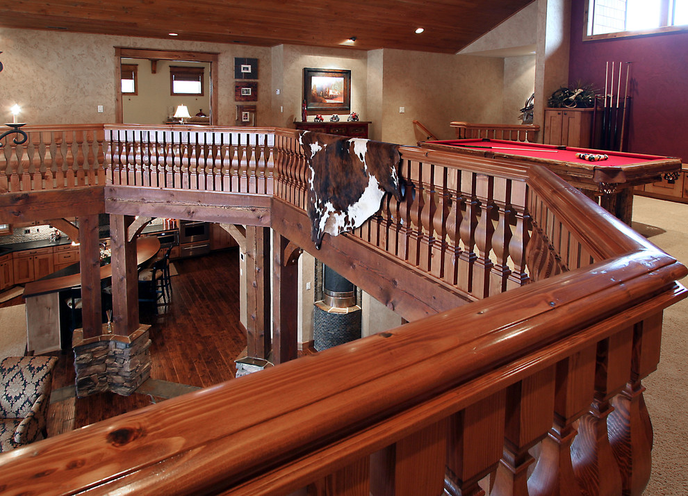 Creative Rustic Game Room Rustic Family Room Seattle by Monarch