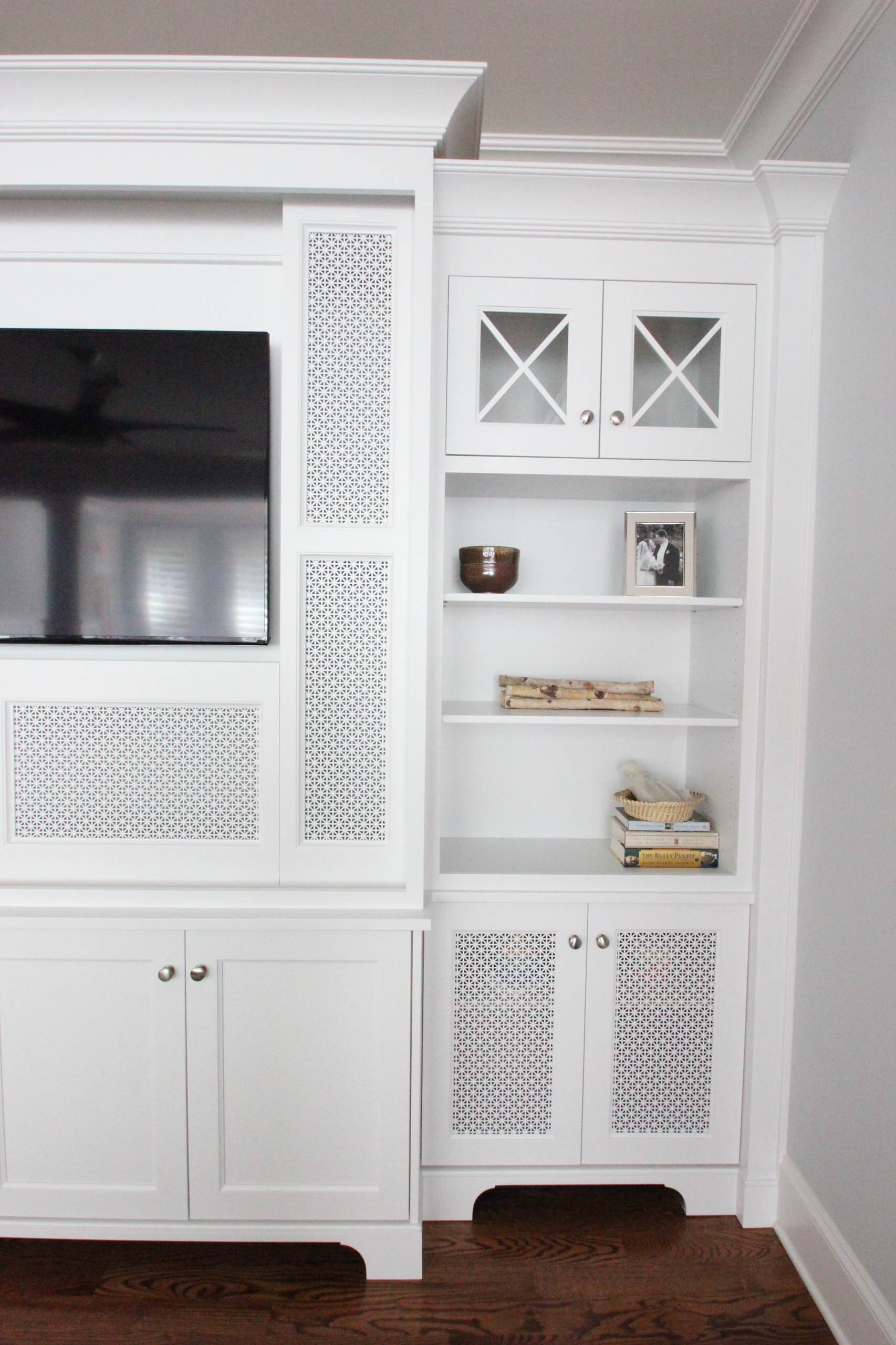 Mesh Front Media Cabinets - Photos & Ideas