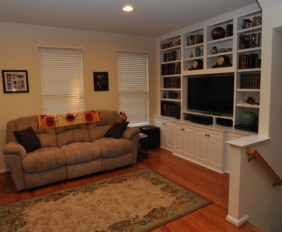Custom Entertainment Center Media TV Center Traditional