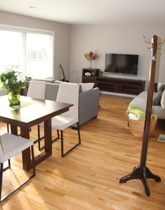 Custom Floating ET Unit, Dining Set & More Contemporain Salle de