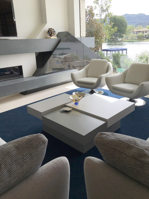 Modern gray end table online