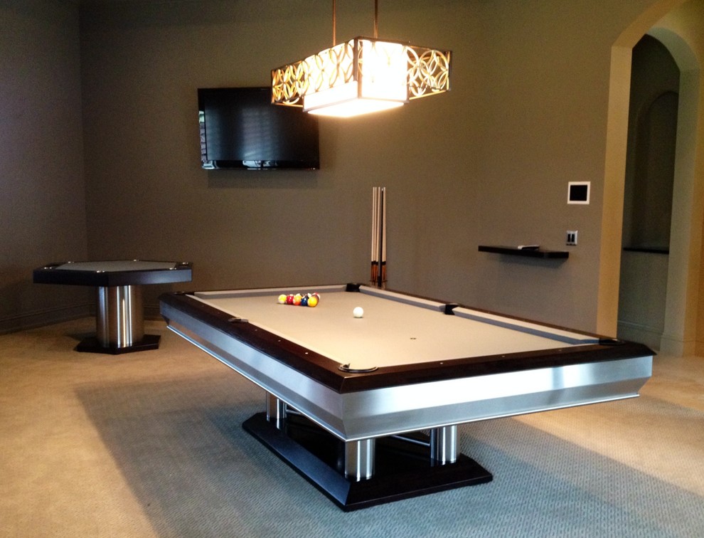 Custom Pool Table & Poker Table by MITCHELL Pool Tables Contemporary