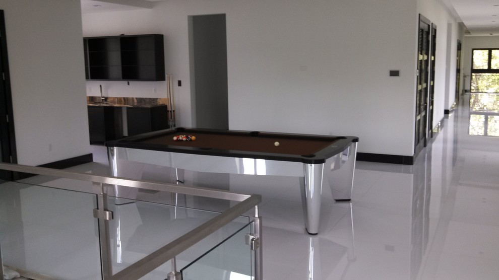 Custom Pool Tables by MITCHELL Pool Tables Contemporary Family Room