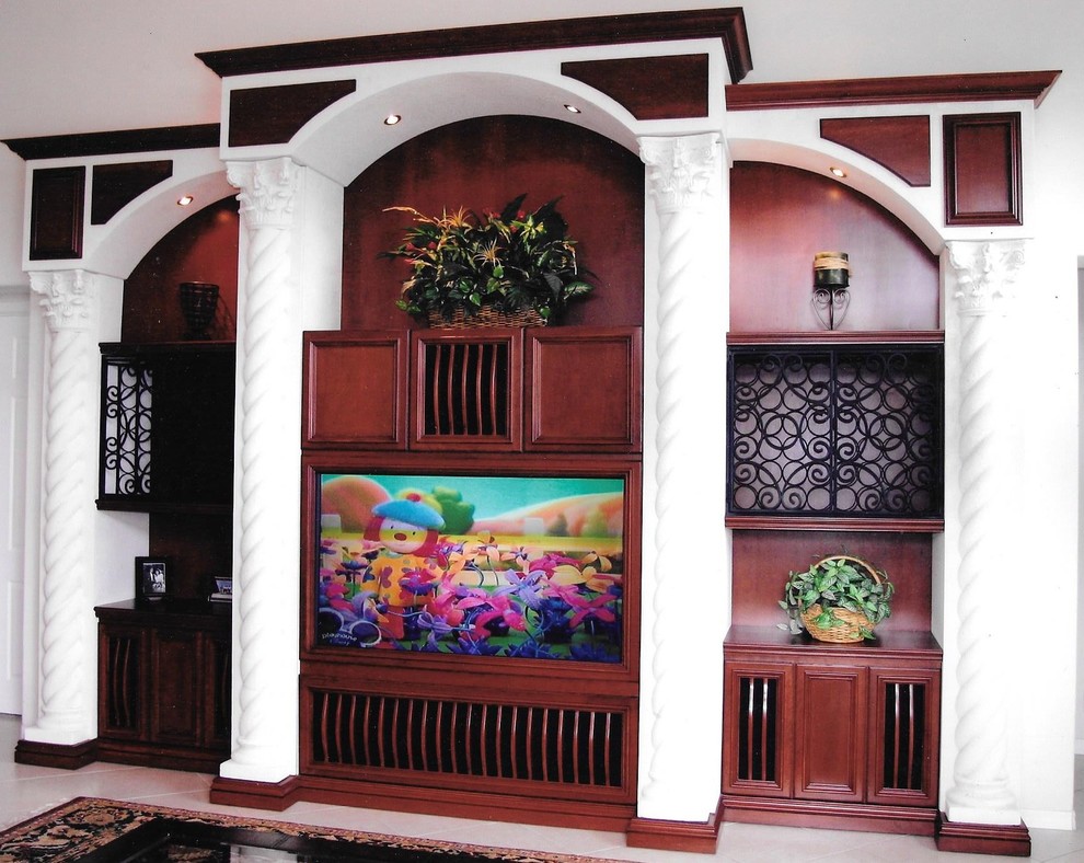 This is an example of a contemporary games room in Orlando.