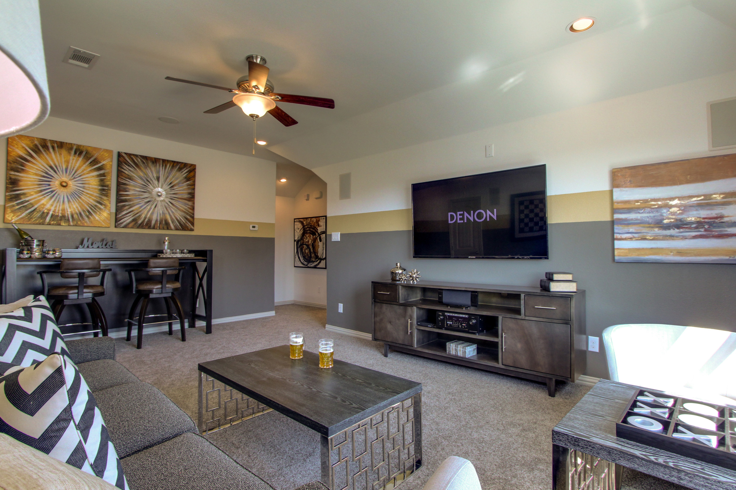 Dallas, Texas | Paloma Creek - Premier Laurel Game Room - Traditional -  Family Room - Dallas - by Gehan Homes | Houzz