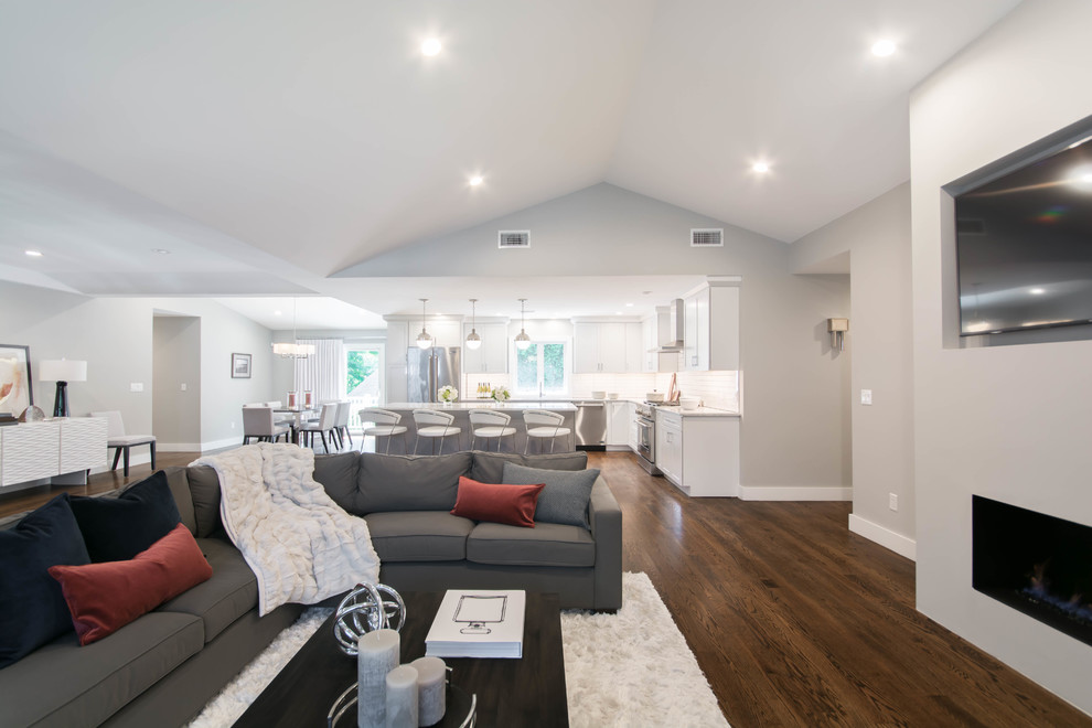 Dean Estates Cranston, RI Kitchen Dining Living Remodel