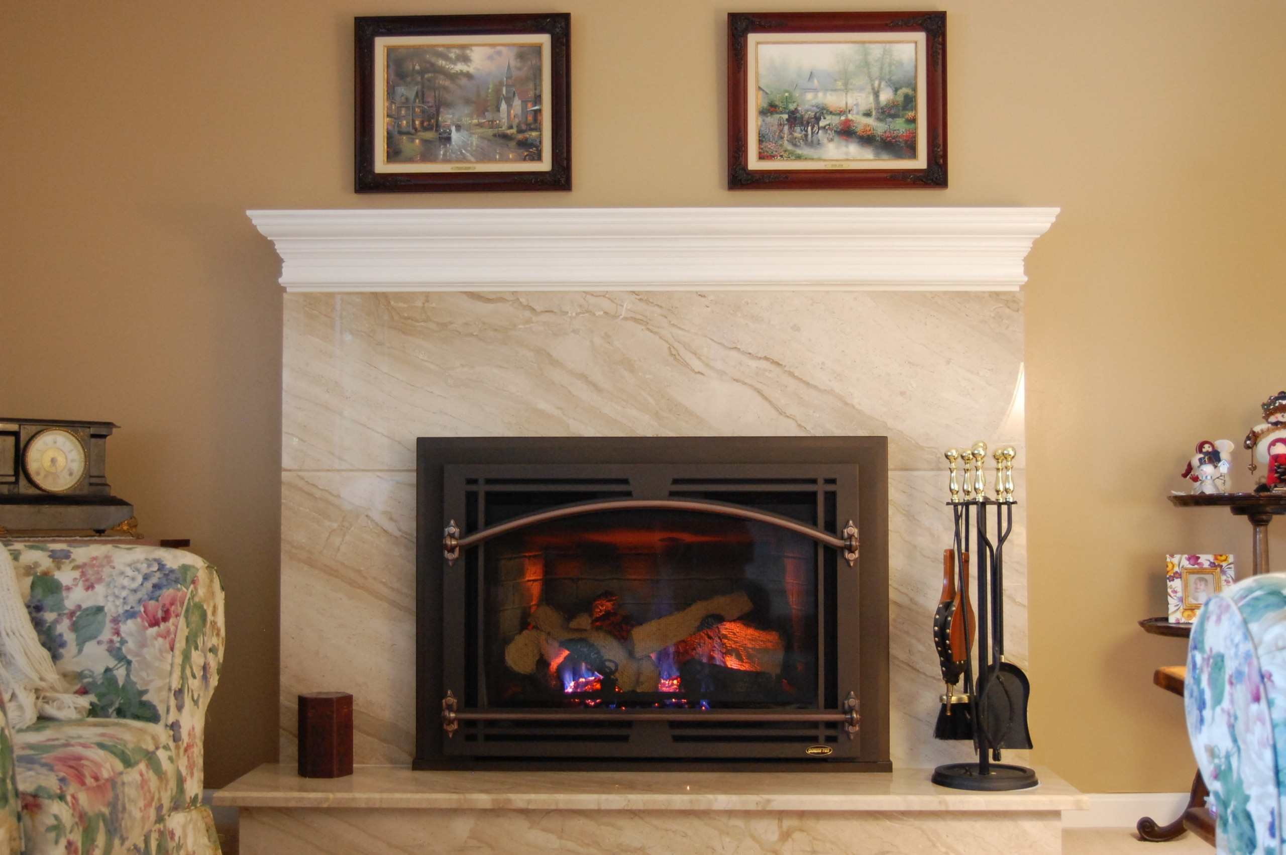Marble Fireplace Surround Houzz, Images Of Marble Fireplace Surrounds