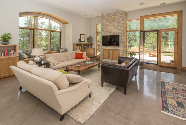 Dineen Residence - Rustikal - Wohnzimmer - Denver - von Rodwin