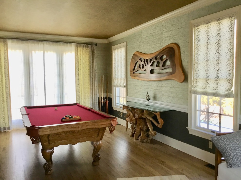 Drapery & Hardware Sala de estar Nueva York de Helen Quinn, a