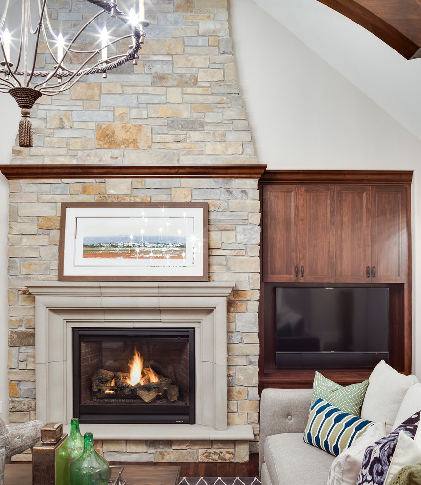 Edina Parkwood Knolls Traditional Family Room Minneapolis by
