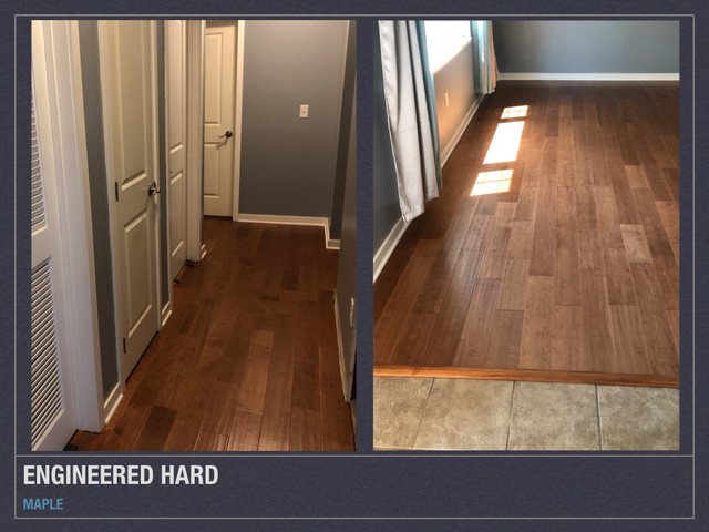 Engineered Hardwood Maple Floor, Becker Hardwood Flooring