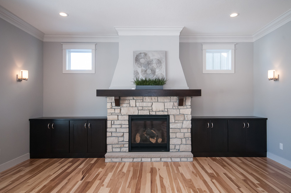 English Tudor Traditional Family Room Other by Penz Custom