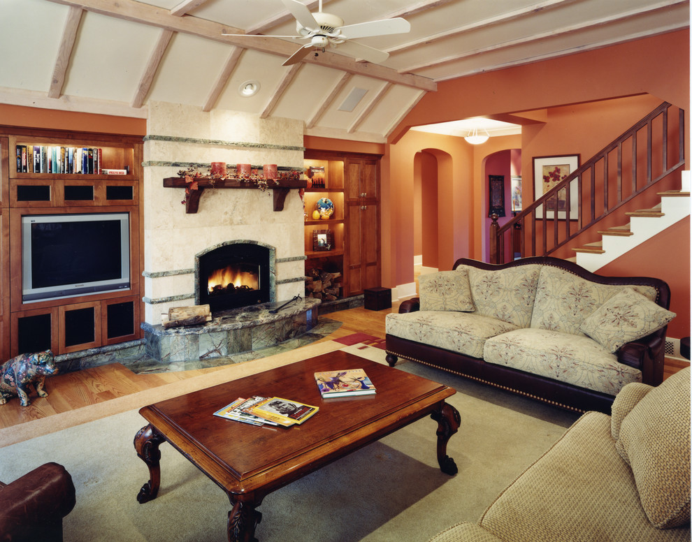 Family Room Traditional Family Room Omaha by Cramer Kreski