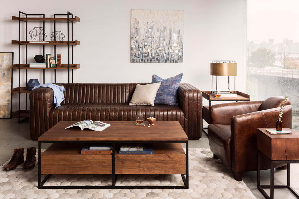 Imagen de sala de estar clásica renovada de tamaño medio
