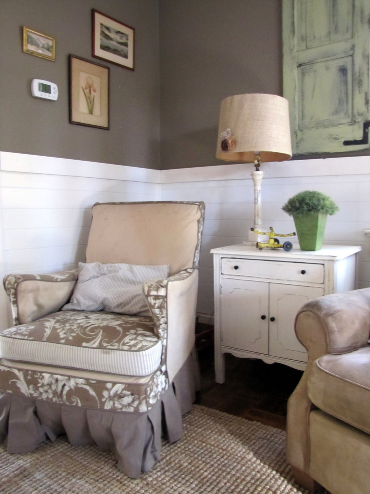Farmhouse Den Farmhouse Family Room Philadelphia by The Painted Home Houzz