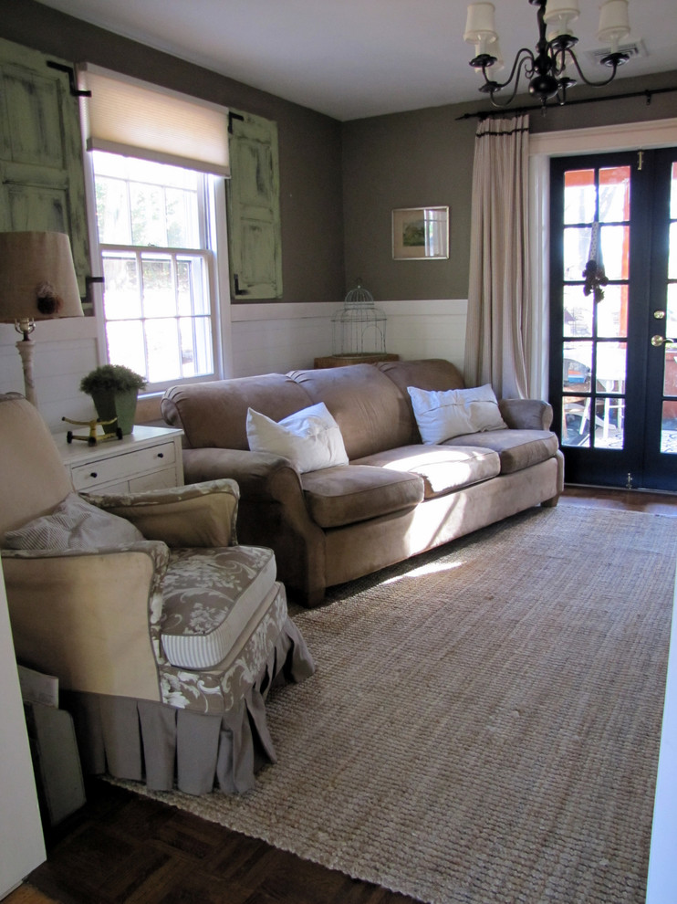 Farmhouse Den Farmhouse Family Room Philadelphia by The Painted Home Houzz