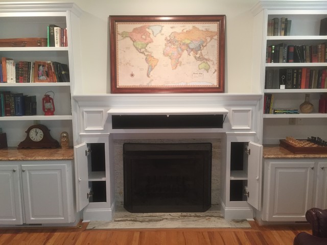 Fireplace Concealed Storage Games Room Other By Covert Concepts Secret Door Company Houzz Ie
