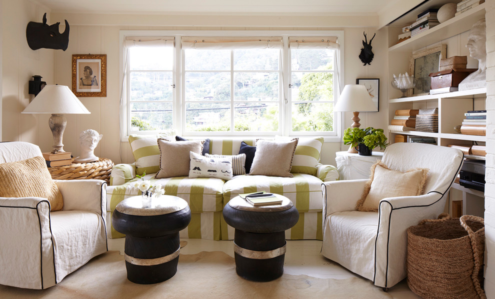 Eclectic family room photo in San Francisco