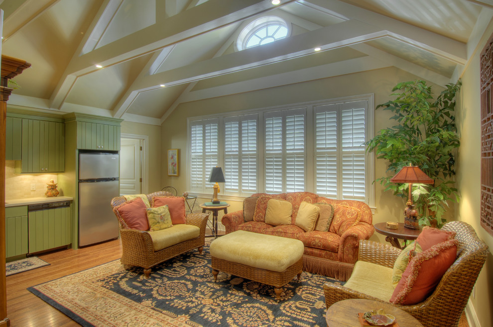 Example of a classic family room design in Jacksonville