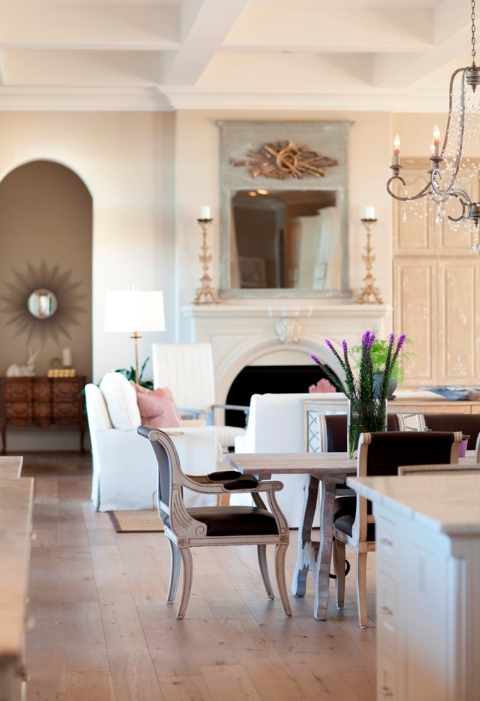 Inspiration for a timeless family room remodel in Houston