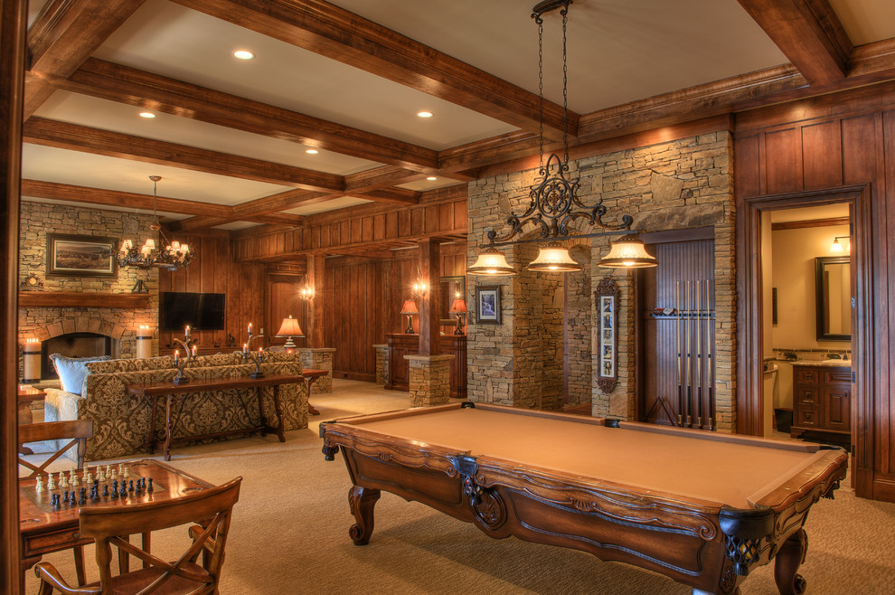 Photo of a rustic games room in Other.