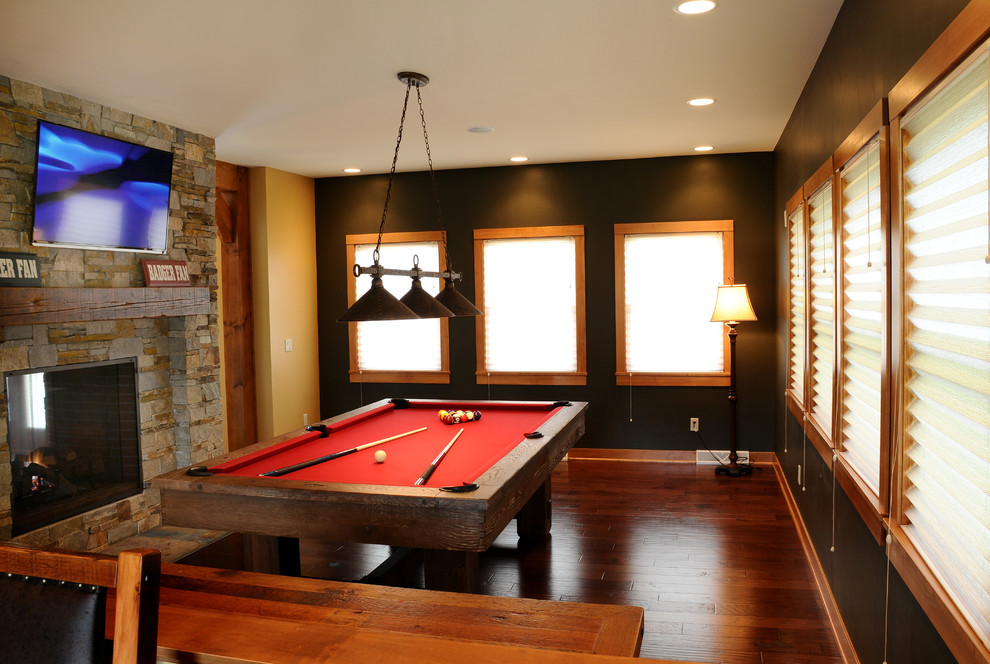 Game Room Rustic Family Room Other by User Houzz
