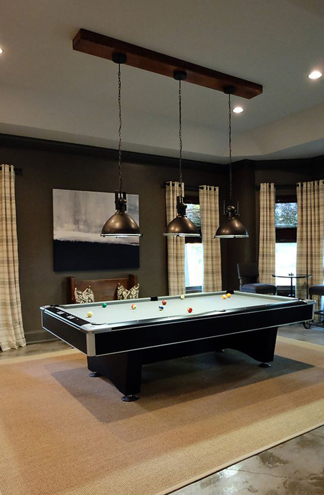 GameRoom Improvements Modern Family Room Cedar Rapids by