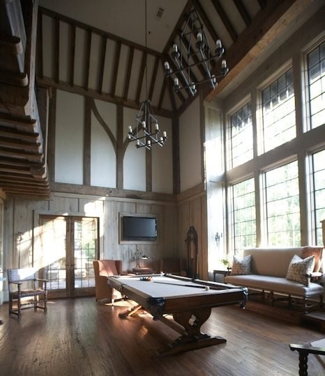 Inspiration for a timeless family room remodel in Birmingham