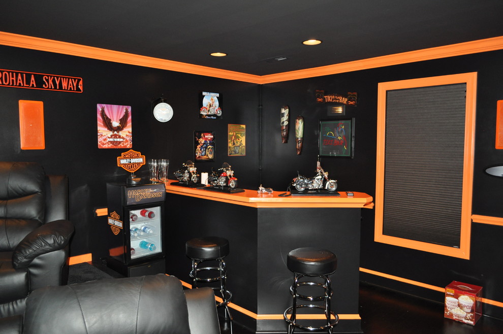 Harley Davidson Themed Theater, Harley Davidson Furniture And Home Decor
