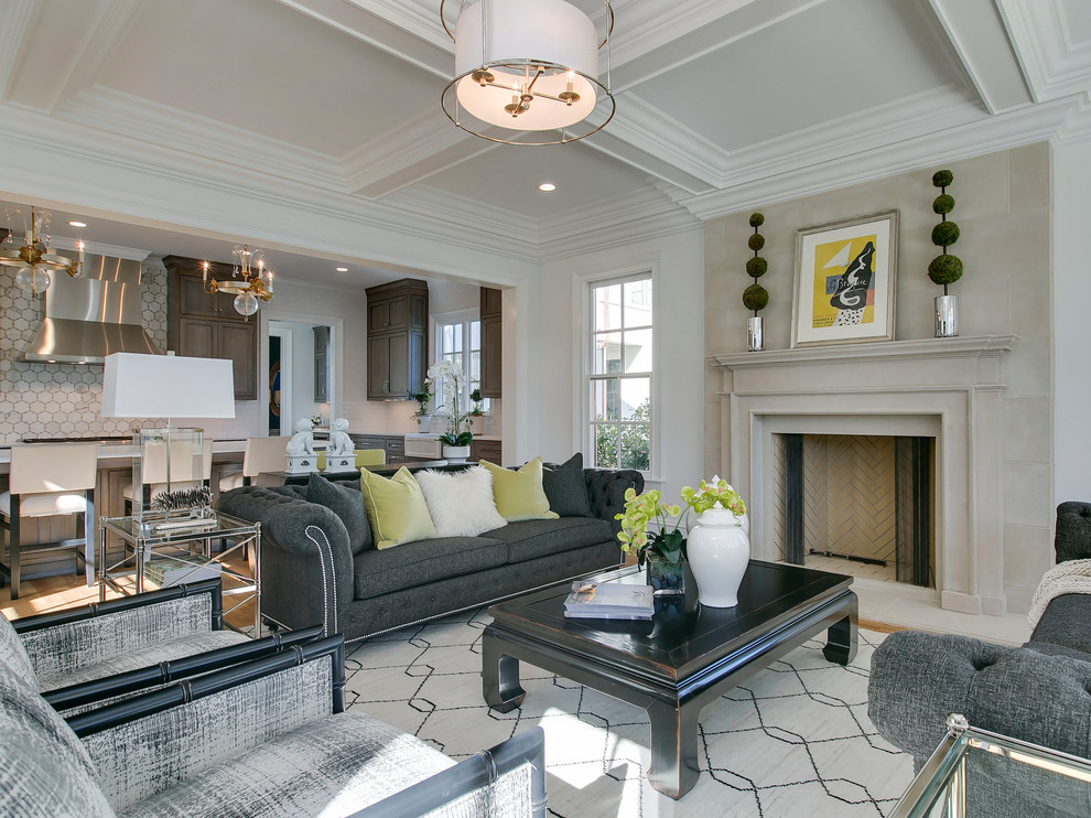 Hayes Barton 1 - Transitional - Family Room - Raleigh - by DJF Builders ...