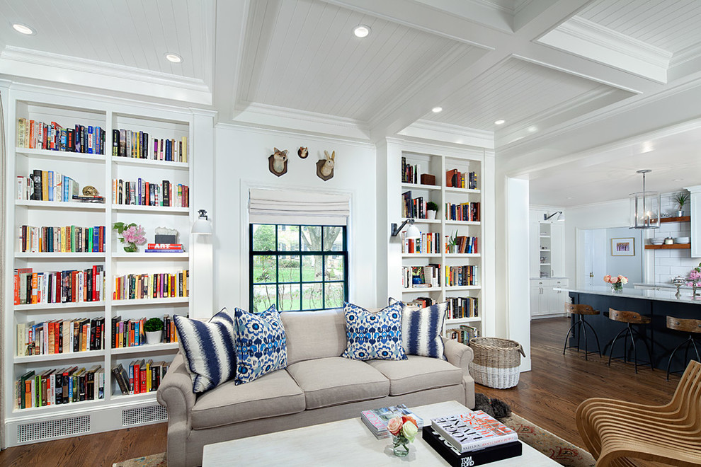 Family room - transitional family room idea in Baltimore