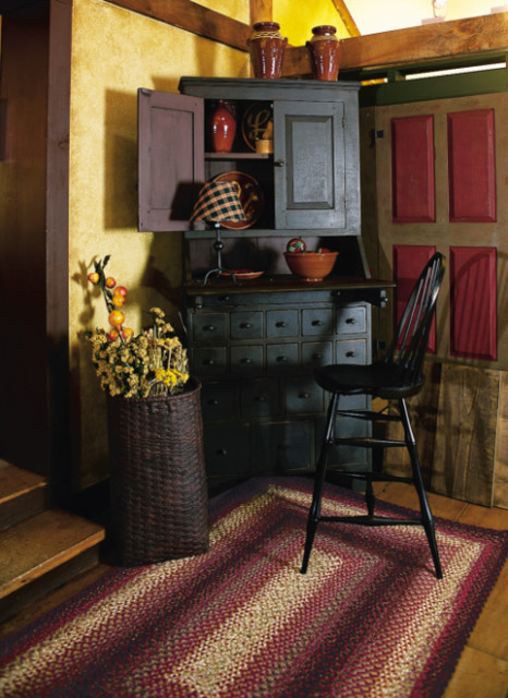 Homespice Decor Plumberry Cotton Braided Rug - Farmhouse - Family Room -  Atlanta - by Homespice Decor